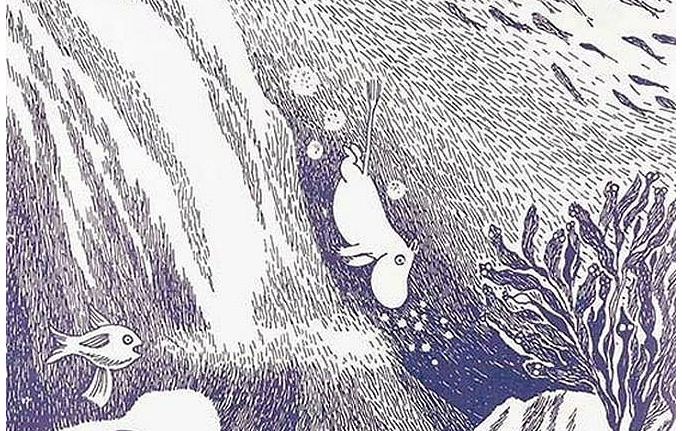 Финские обои Sandudd, коллекция Muumi, артикул 4912-2