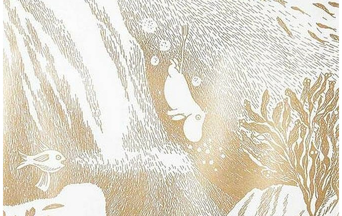 Финские обои Sandudd, коллекция Muumi, артикул 4912-3