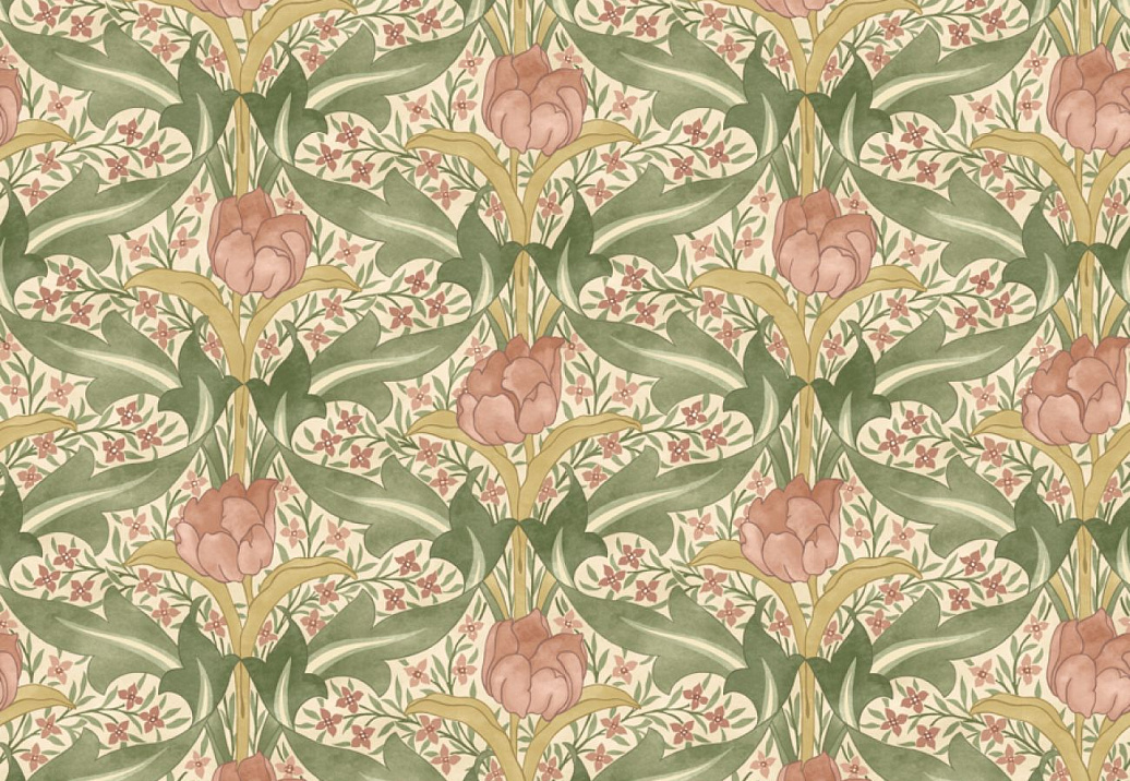 Обои GP & J Baker Original Brantwood Wallpaper BW45104/4