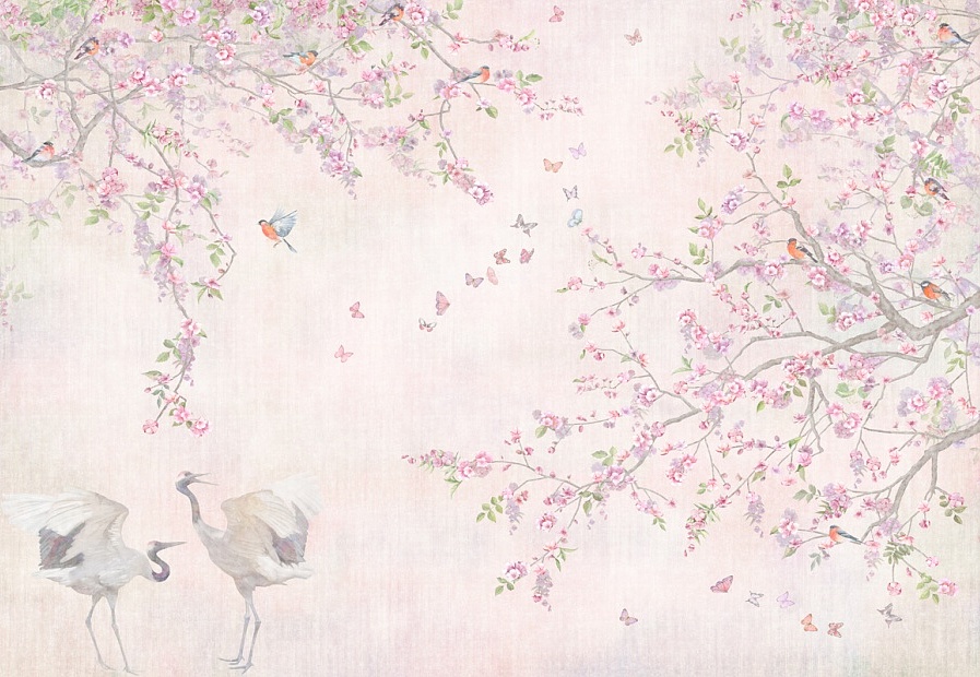 Панно и фотообои Affresco Botanica aff 721 vel 458