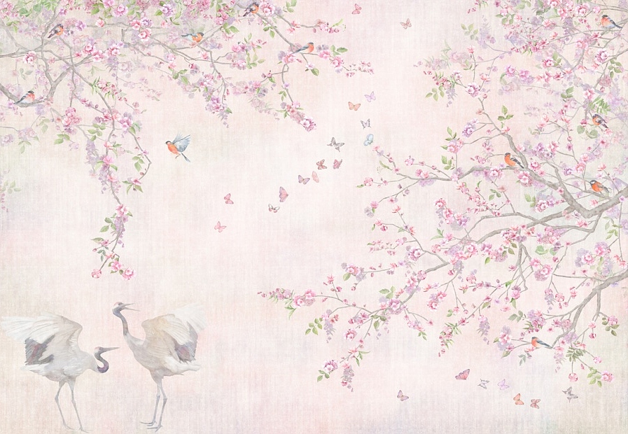 Панно и фотообои Affresco Botanica aff 721 vel 458
