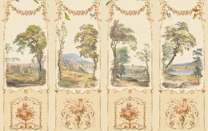 Российские панно и фотообои Affresco, коллекция Empire, артикул aff 730 patina 423