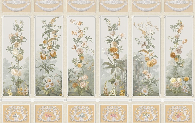 Российские панно и фотообои Affresco, коллекция Empire, артикул aff 731 patina 432