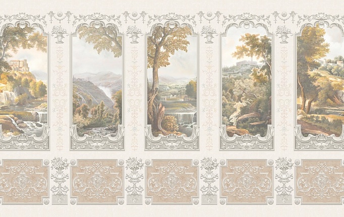 Российские панно и фотообои Affresco, коллекция Empire, артикул aff 733 patina 426