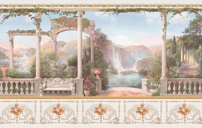 Российские панно и фотообои Affresco, коллекция Empire, артикул aff 735 patina 426