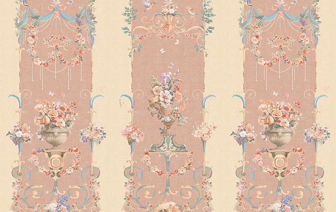 Российские панно и фотообои Affresco, коллекция Empire, артикул aff 741 patina 417