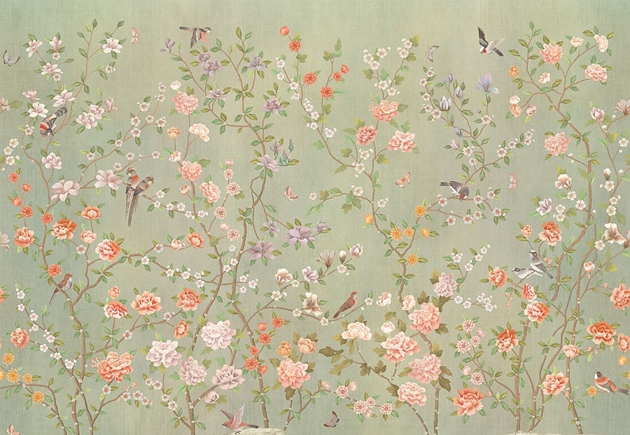 Панно и фотообои Affresco Цветариум Chinese garden Color 3