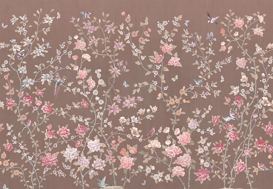 Панно и фотообои Affresco Цветариум Chinese garden Color 4