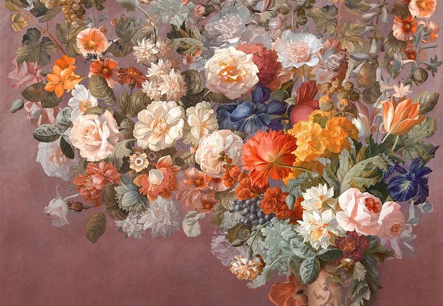 Панно и фотообои Affresco Цветариум Still Life with Flowers Color 1