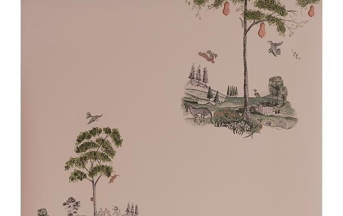 Английские обои Andrew Martin, коллекция The Kit Kemp, артикул Pear Tree/Setting Plaster