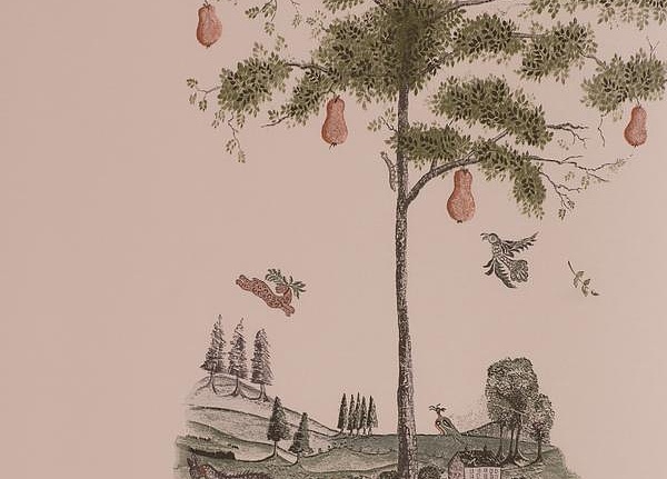 Обои Andrew Martin The Kit Kemp Pear Tree/Setting Plaster