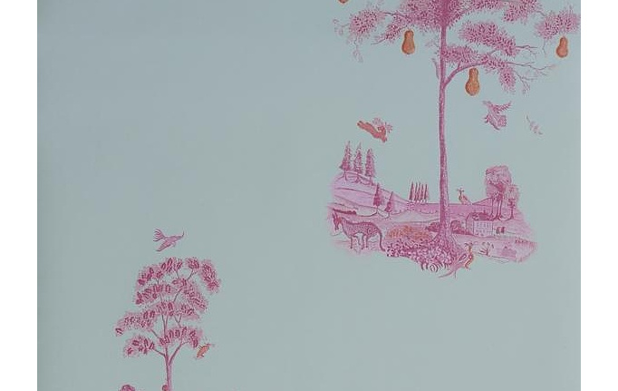 Английские обои Andrew Martin, коллекция The Kit Kemp, артикул Pear Tree/Sunset Pink