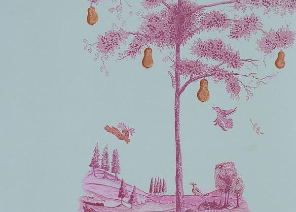 Обои Andrew Martin The Kit Kemp Pear Tree/Sunset Pink