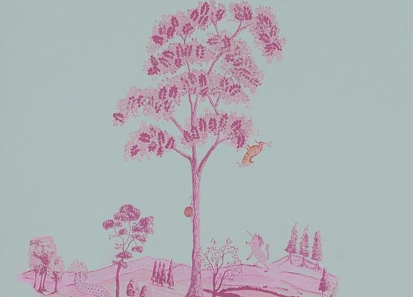 Обои Andrew Martin The Kit Kemp Pear Tree/Sunset Pink