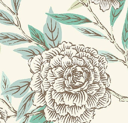 Обои Lewis & Wood Wide Width Wallpapers LW14557/China Rose Blanche