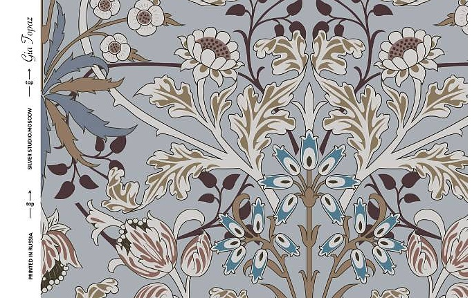 Российская ткань Серебрянная Студия (Silver Studio), коллекция Voysee Collection, артикул D100/01/TW