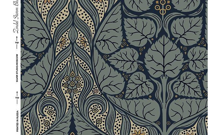 Российская ткань Серебрянная Студия (Silver Studio), коллекция Voysee Collection, артикул D110/01/TW