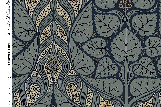 Ткань Серебрянная Студия (Silver Studio) Voysee Collection D110/01/TW