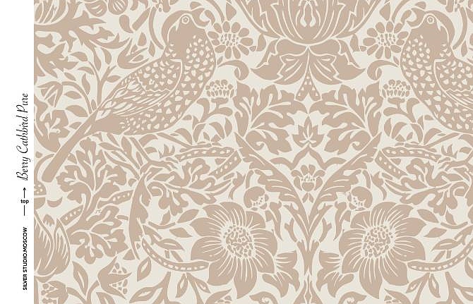 Ткань Серебрянная Студия (Silver Studio) Voysee Collection D101/01/TW