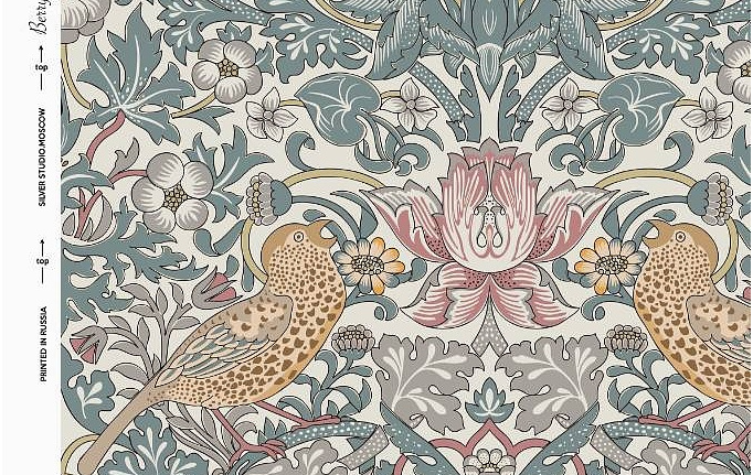 Российская ткань Серебрянная Студия (Silver Studio), коллекция Voysee Collection, артикул D101/04/TW