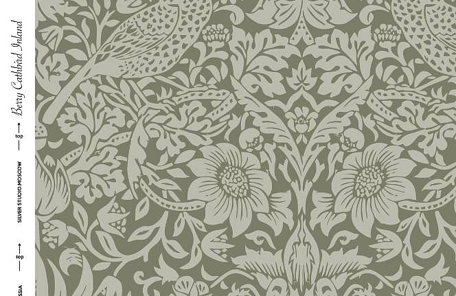 Ткань Серебрянная Студия (Silver Studio) Voysee Collection D101/02/TW