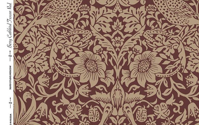 Российская ткань Серебрянная Студия (Silver Studio), коллекция Voysee Collection, артикул D101/03/TW