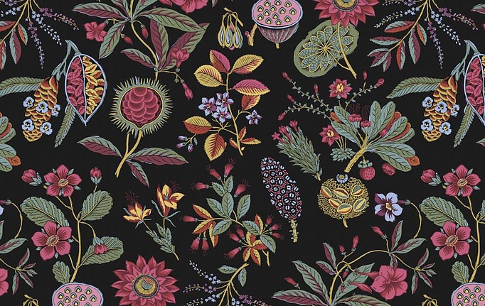 Российская ткань Серебрянная Студия (Silver Studio), коллекция Timeless Botanic, артикул D505/02/TW