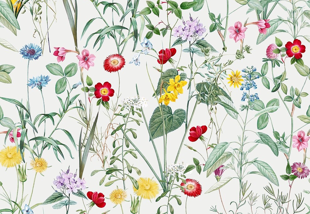 Ткань Серебряная Студия (Silver Studio) Timeless Botanic D511/01/TW