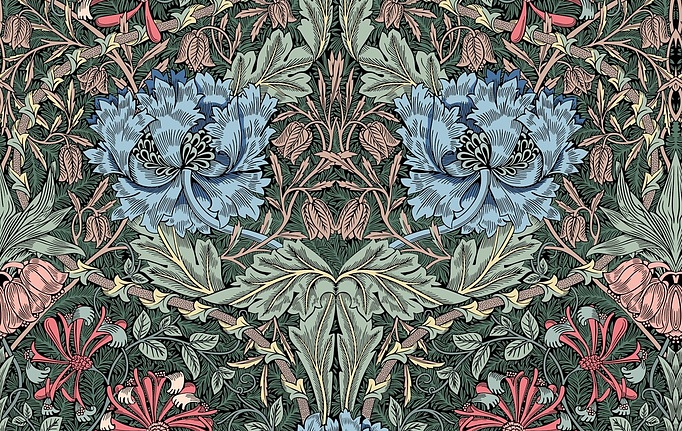 Российская ткань Серебрянная Студия (Silver Studio), коллекция Woodnote, артикул D603/01/V