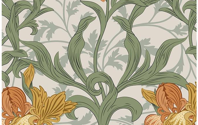 Российская ткань Серебрянная Студия (Silver Studio), коллекция Lazy Daisy, артикул D412/01/TW