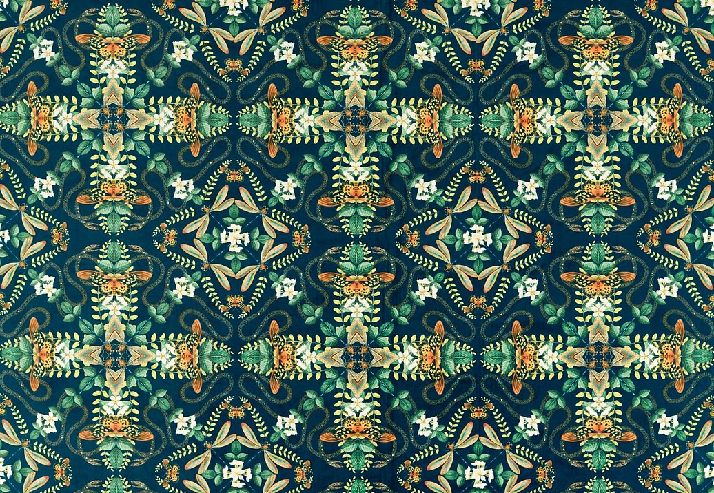 Ткань Clarke & Clarke Botanical Wonders F1585/01