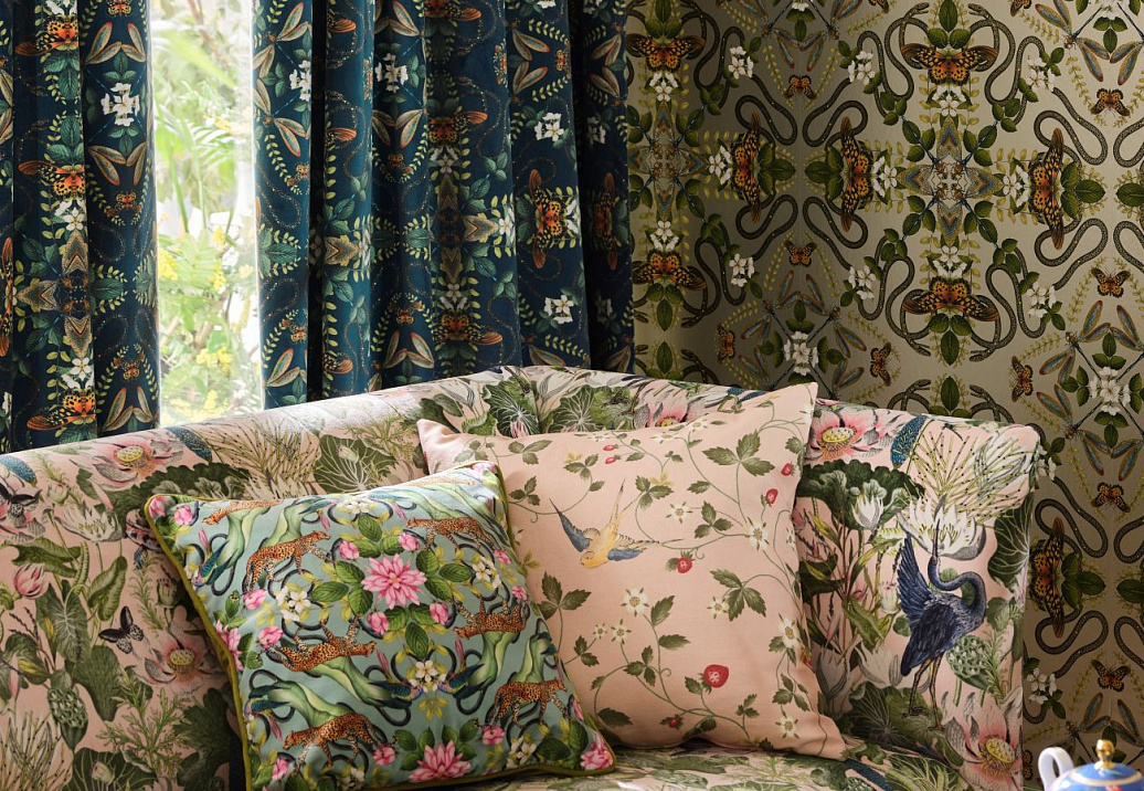 Ткань Clarke & Clarke Botanical Wonders F1601/01