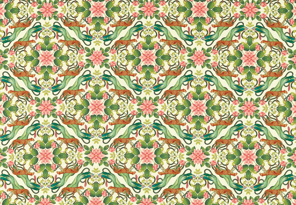 Ткань Clarke & Clarke Botanical Wonders F1601/02