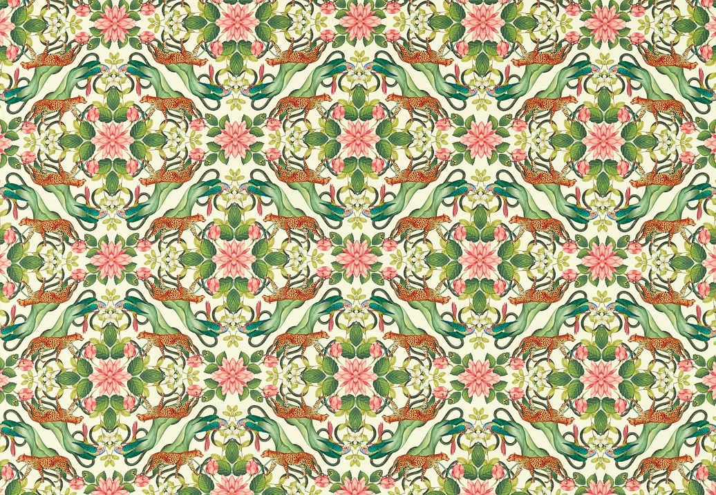 Ткань Clarke & Clarke Botanical Wonders F1601/02