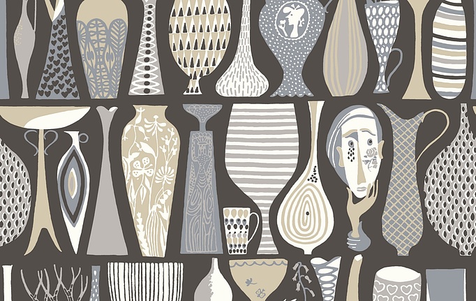 Шведские обои Borastapeter, коллекция Scandinavian Designers II, артикул 1758
