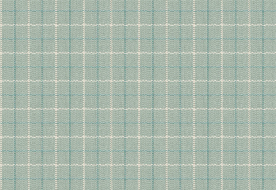 Ткань Fabricut Vignettes Vol.XIII Aqua Narmer check/Seaspray