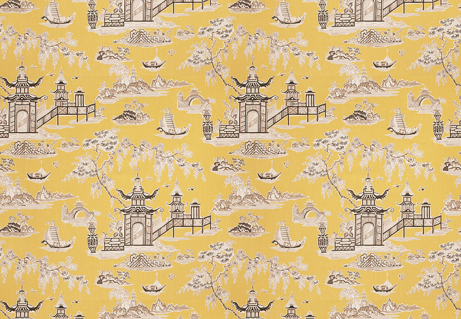 Ткань Fabricut Vignettes Vol.XIII Citrus Sali toile/Lemongrass