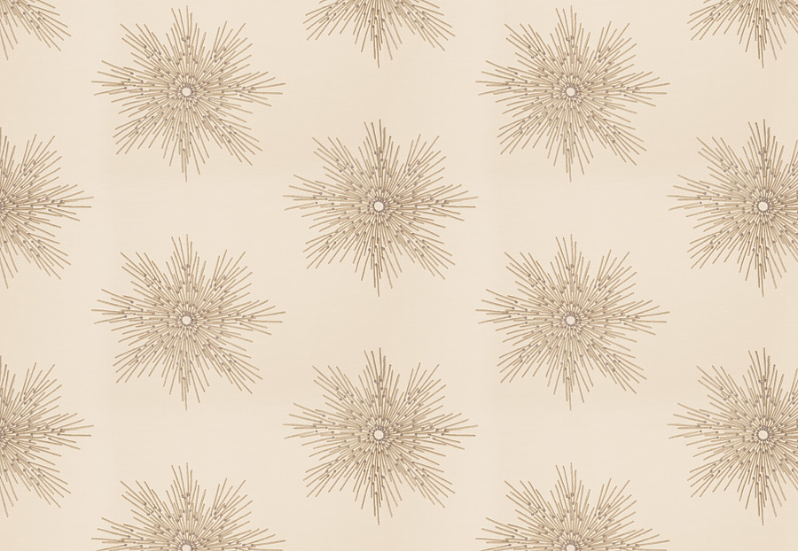Ткань Fabricut Vignettes Vol.XIII Latte Sunburst/Latte