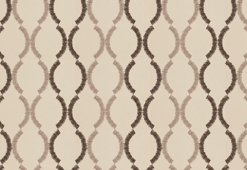 Ткань Fabricut Vignettes Vol.XIII Latte Mackey/Walnut