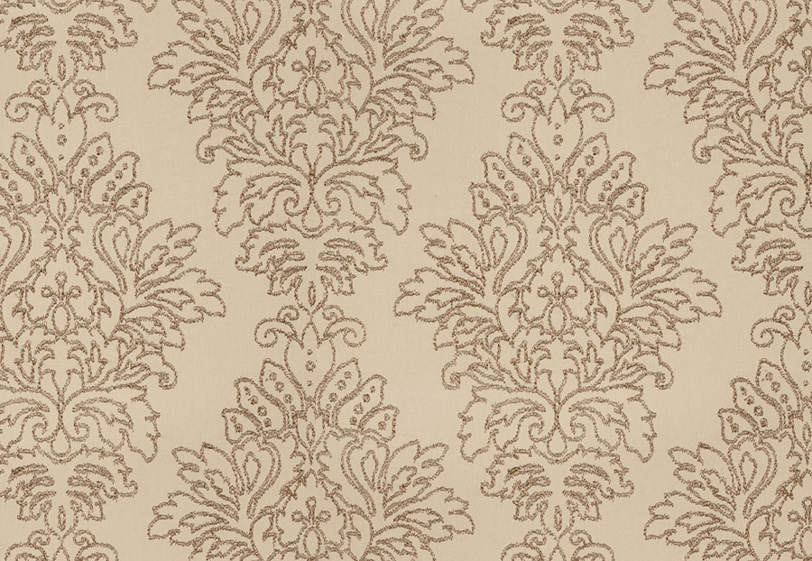 Ткань Fabricut Vignettes Vol.XIII Latte Nedda Damask/Bronze