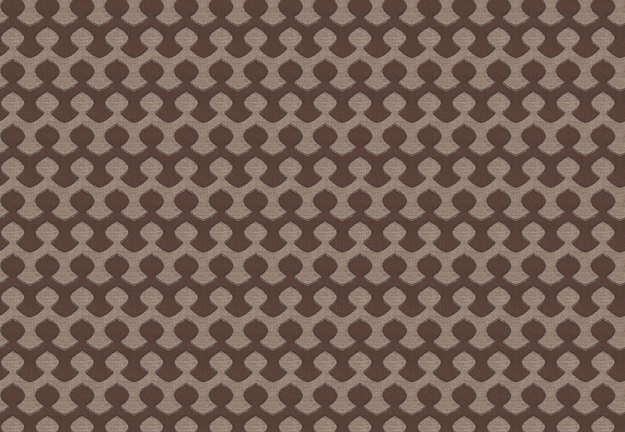 Ткань Fabricut Vignettes Vol.XIII Latte Zoser/Coffee