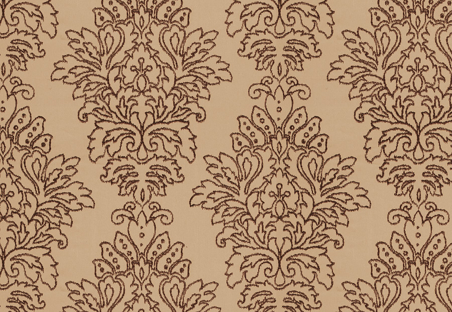 Ткань Fabricut Vignettes Vol.XIII Latte Nedda Damask/Coffee