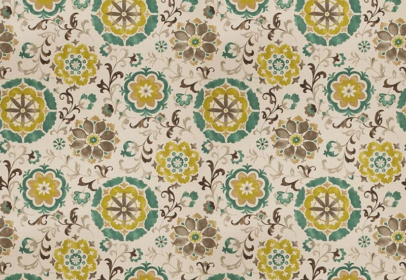 Ткань Fabricut Vignettes Vol.XIII Turquoise Padilla/Oasis