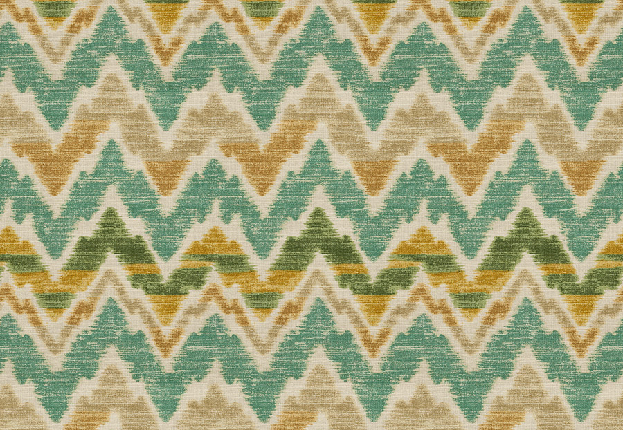 Ткань Fabricut Vignettes Vol.XIII Turquoise Yayi/Teal