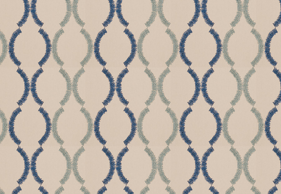 Ткань Fabricut Vignettes Vol.XIII Turquoise Mackey/Breeze