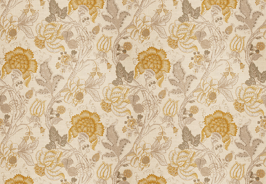Ткань Fabricut Vignettes Vol.XIV Lemongrass Substance/Yellow
