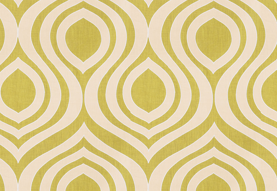 Ткань Fabricut Vignettes Vol.XIV Lemongrass Savvy ogee/Lime