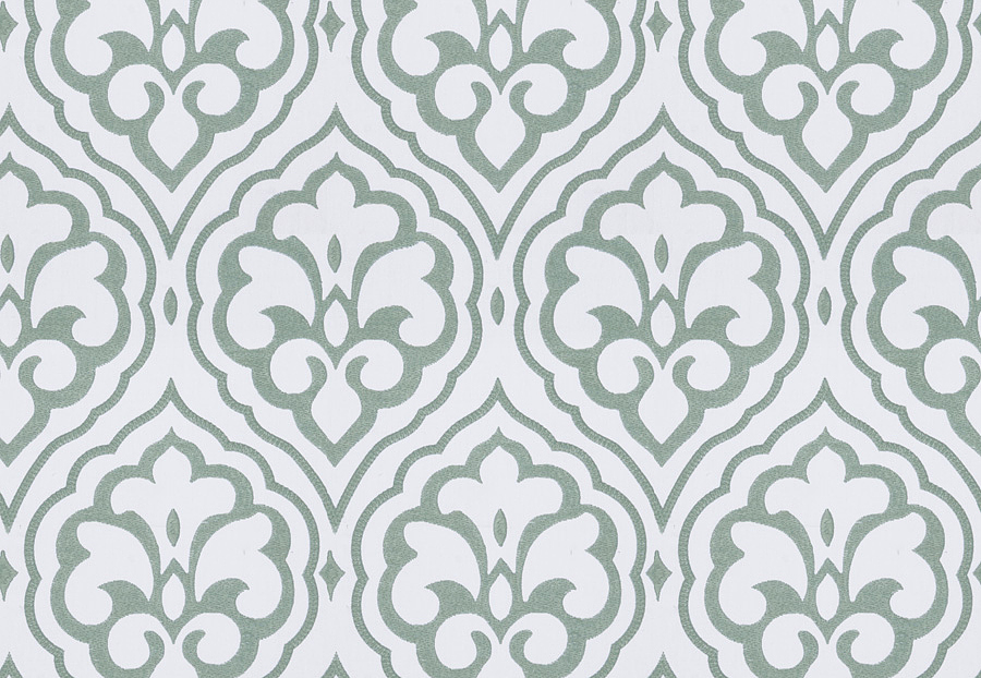 Ткань Fabricut Vignettes Vol.XIV Wintergreen Aspire Damask/Aqua