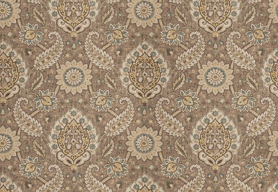 Ткань Fabricut Vignettes Vol.XIV Wintergreen Practicality/Turquoise