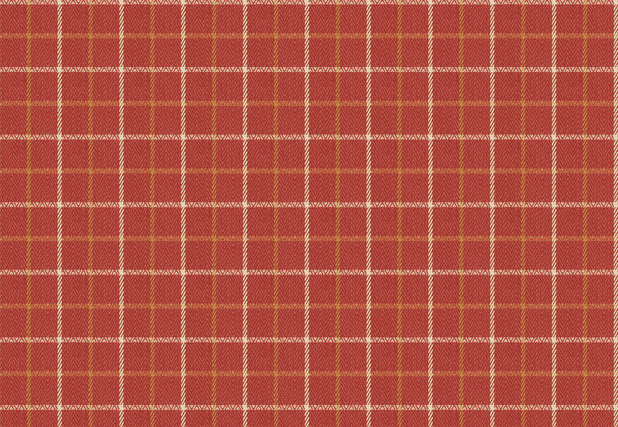 Ткань Fabricut Vignettes Vol.XIII Ruby Narmer check/Red pepper